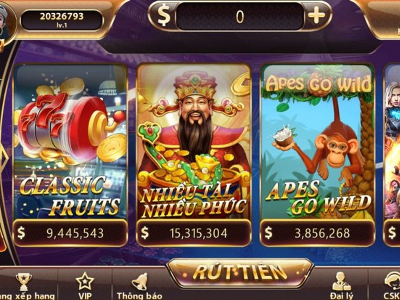 Máy đánh bạc slot game với cơ hội trúng jackpot